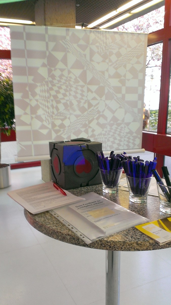 Feedback in den Companion Cube