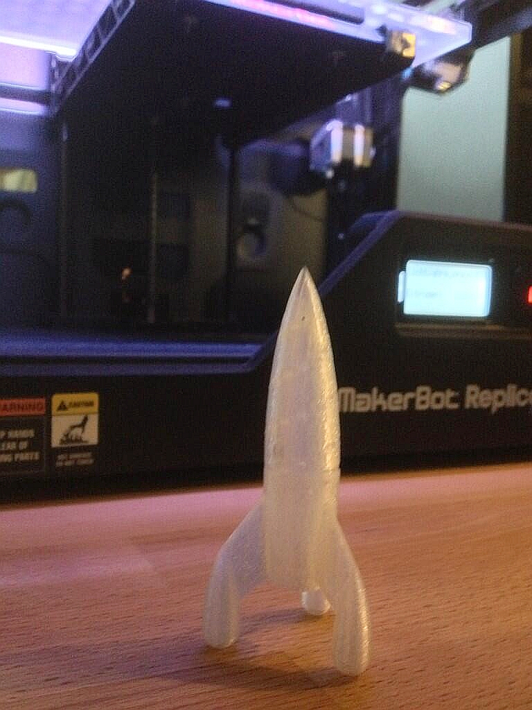 Gedruckte Rakete (Marco Trovatello, CC-BY-3.0)