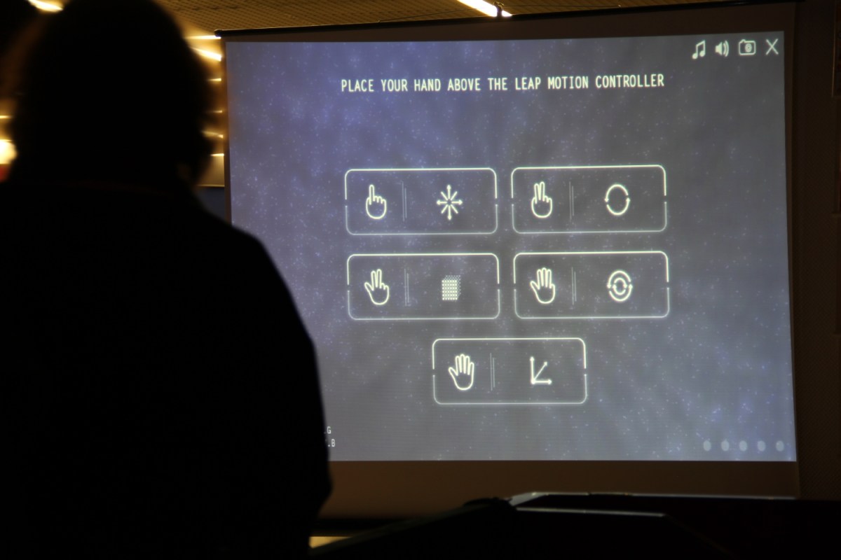 Steuermöglichkeiten des Leap Motion Controllers