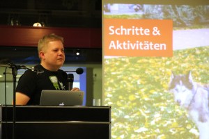 Egal ob Hunderunde oder Job: Andreas erfasst jeden seiner Schritte